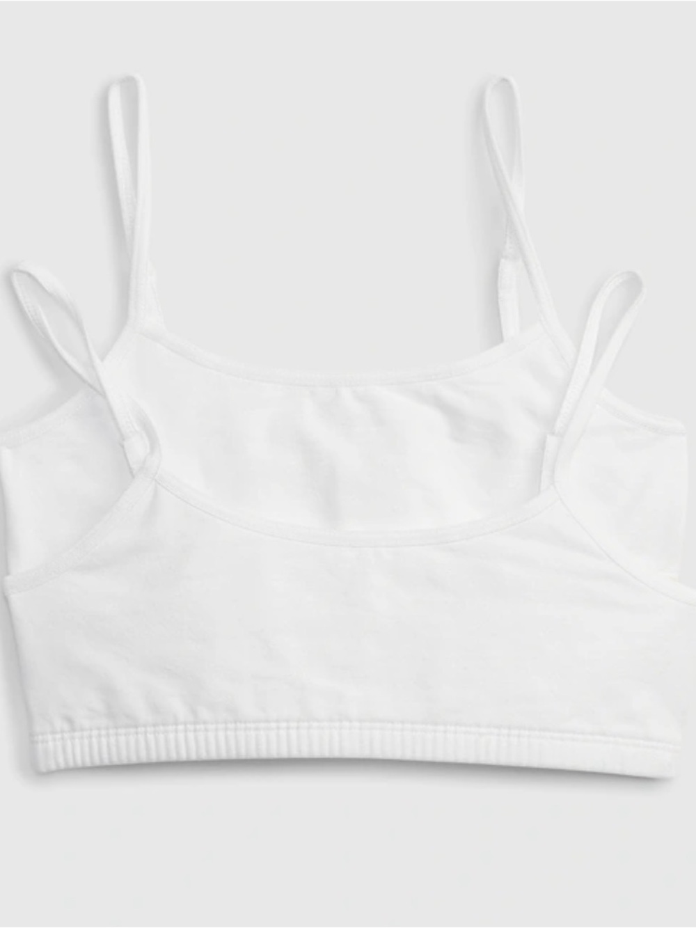 GAP Girls “Basic Bra” Training Bra Pullover Bralette -3 set of 2 packs (6 total)